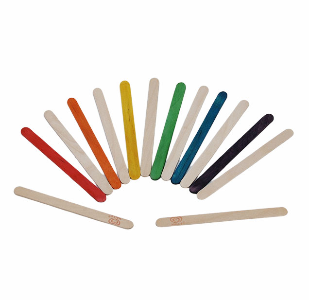 COLORED ICE CREAM STICKS